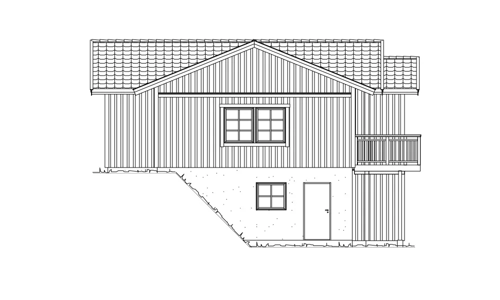 Gavelfasad (klicka för förstoring)