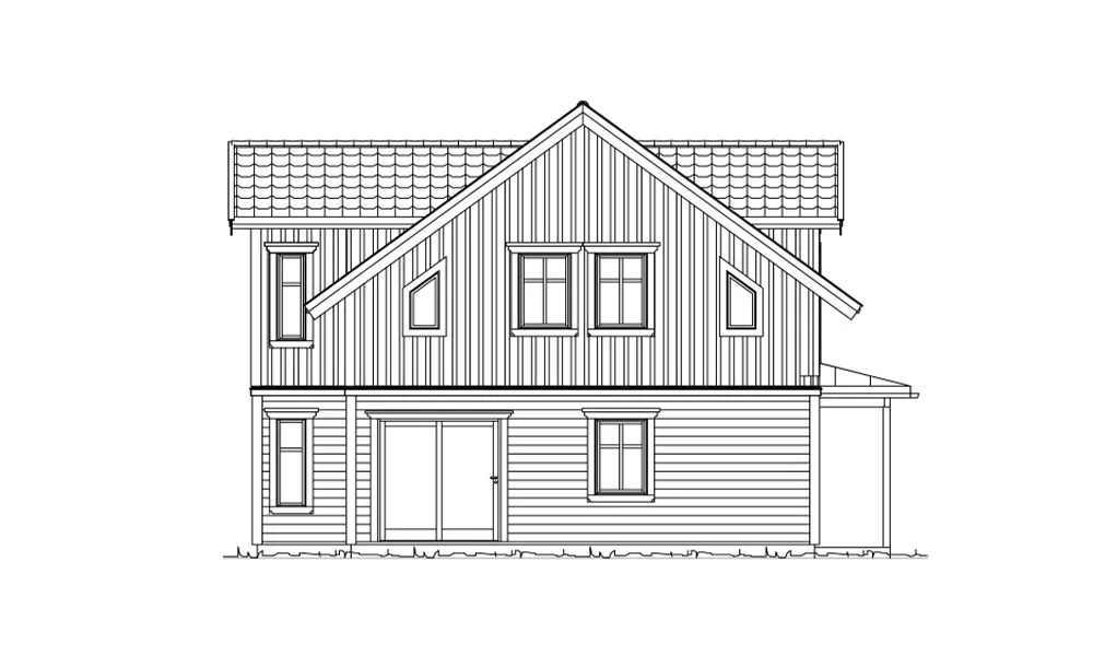 Gavelfasad (klicka för förstoring)