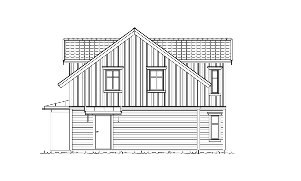 Gavelfasad (klicka för förstoring)