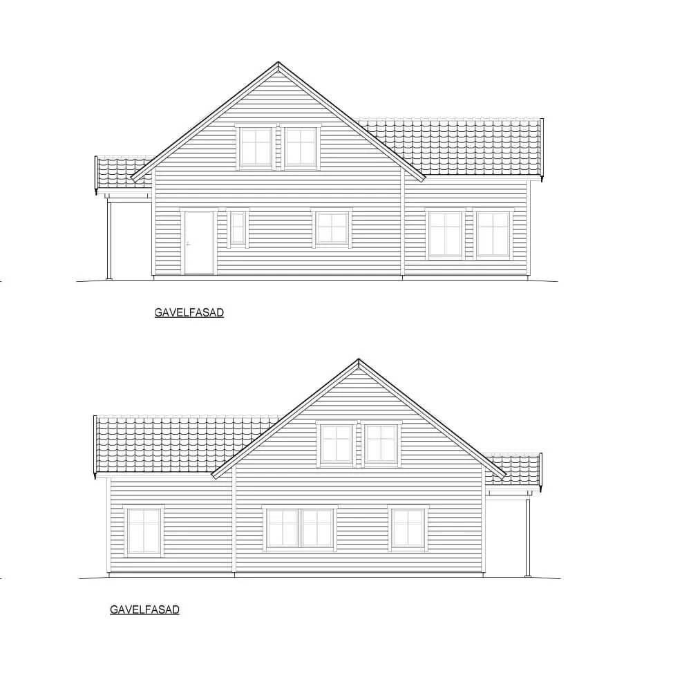 Gavel fasad (klicka för förstoring)