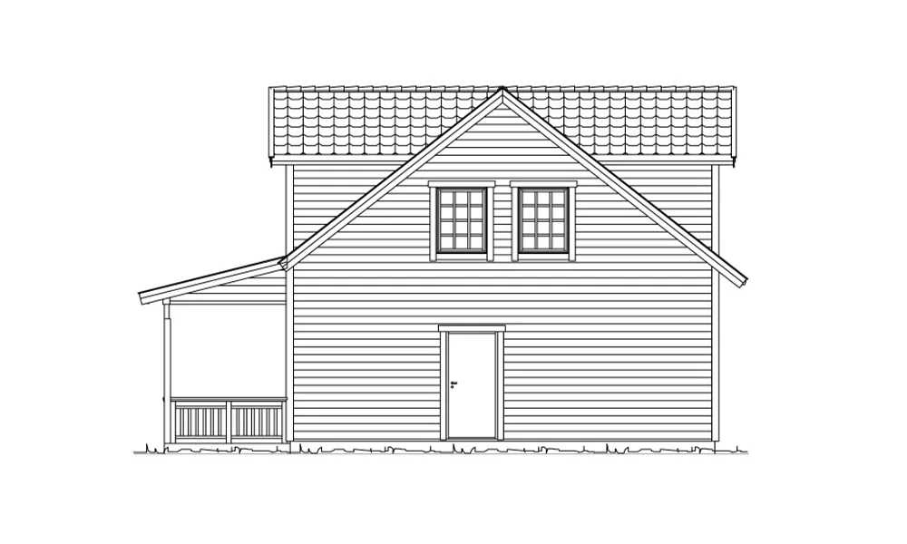 Gavelingång (klicka för förstoring)