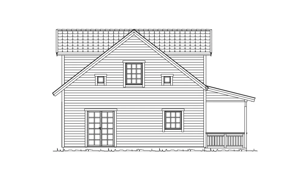 Gavelingång (klicka för förstoring)