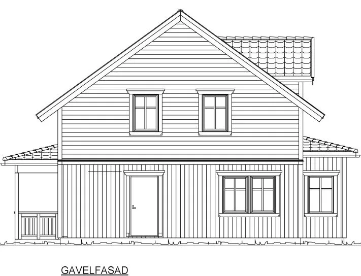 Gavelfasad (klicka för förstoring)