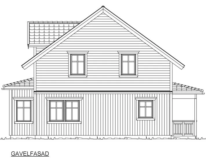 Gavelfasad (klicka för förstoring)