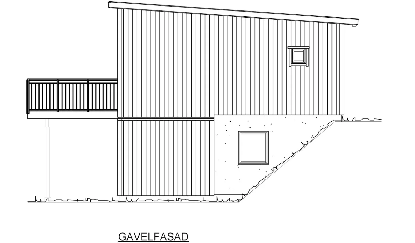 Gavelfasad (klicka för förstoring)