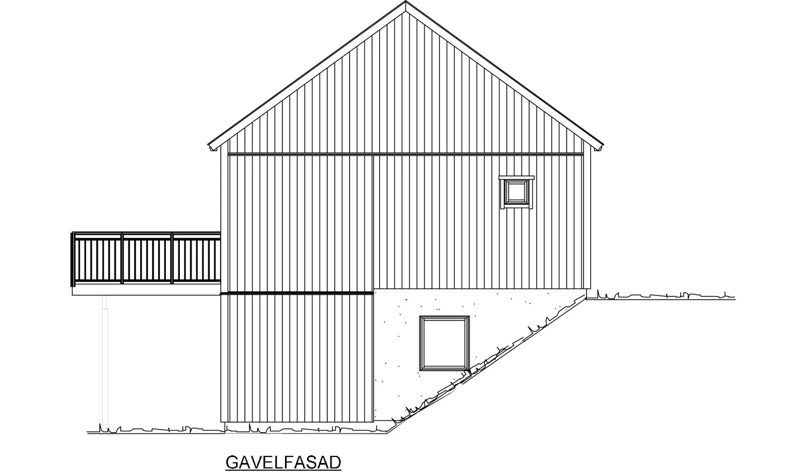 Gavelfasad- alternativ takutformning (klicka för förstoring)