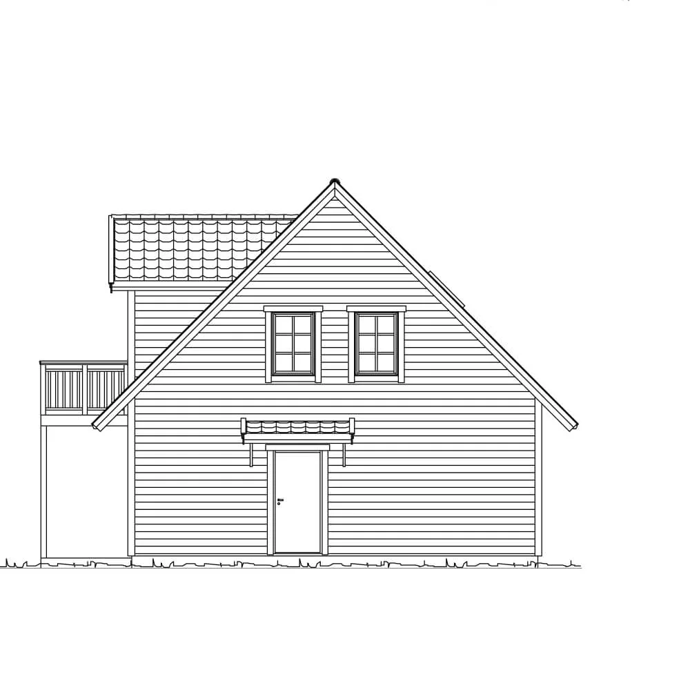 Gavelfasad (klicka för förstoring)