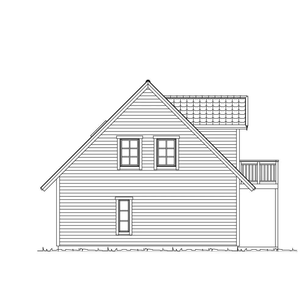 Gavelfasad (klicka för förstoring)