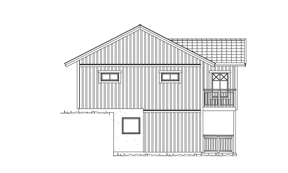 Gavelfasad (klicka för förstoring)