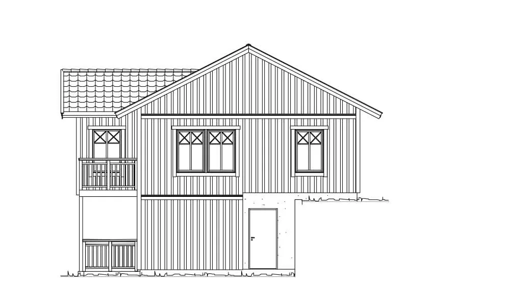 Gavelfasad (klicka för förstoring)