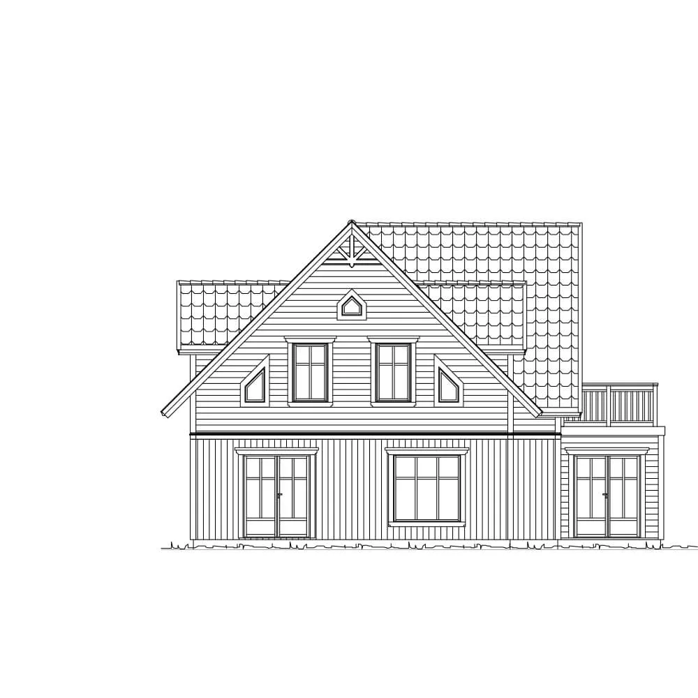 Gavelfasad (klicka för förstoring)