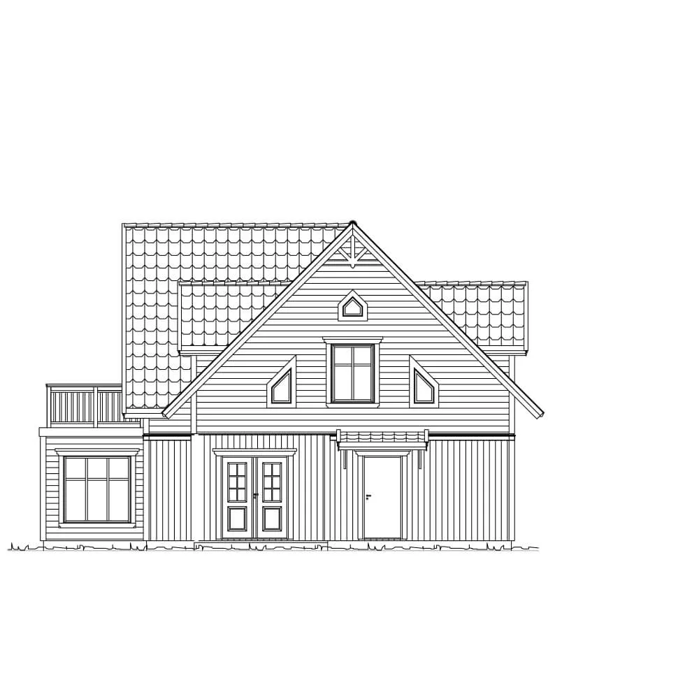 Gavelfasad (klicka för förstoring)