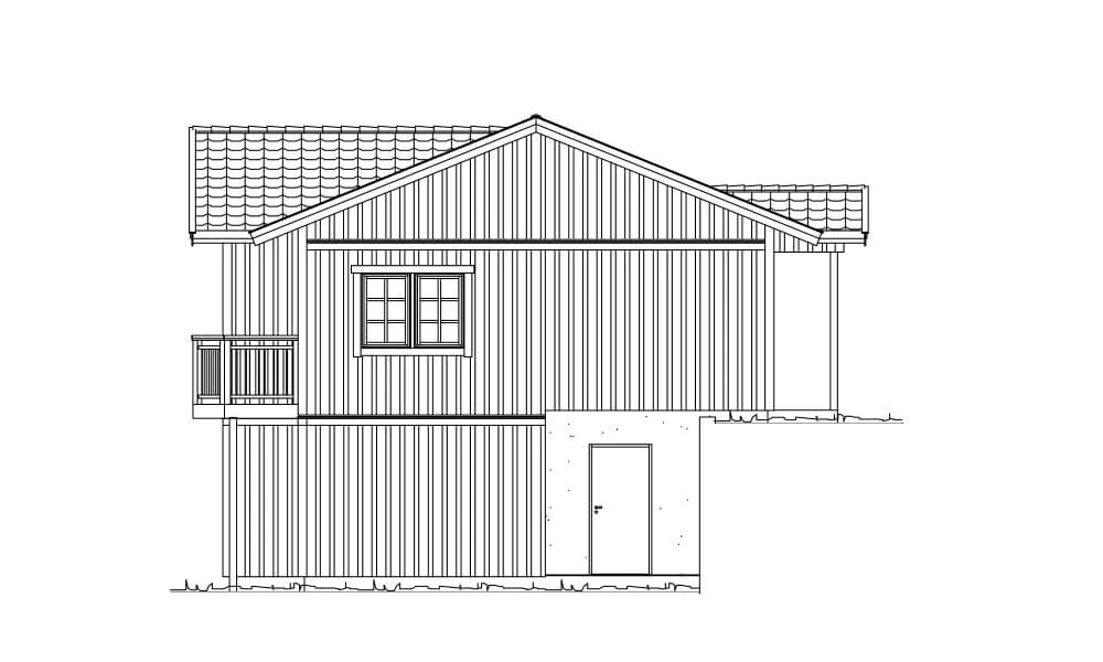 Gavelfasad (klicka för förstoring)