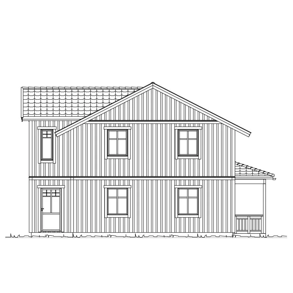 Gavelfasad (klicka för förstoring)