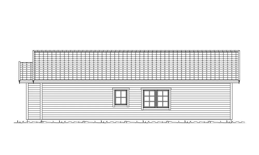 Gavelfasad (klicka för förstoring)