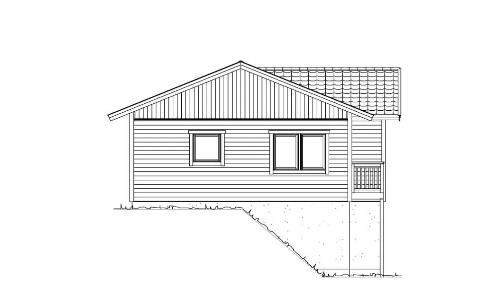 Gavelfasad (klicka för förstoring)