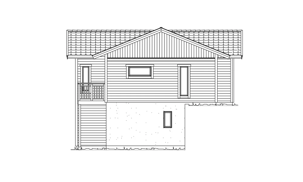 Gavelfasad (klicka för förstoring)