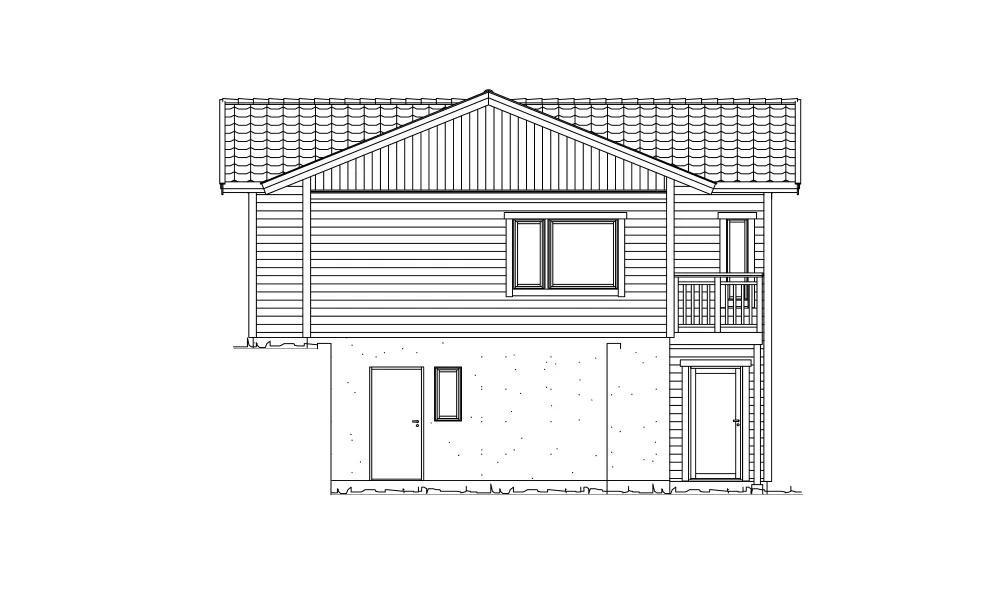 Gavelfasad (klicka för förstoring)