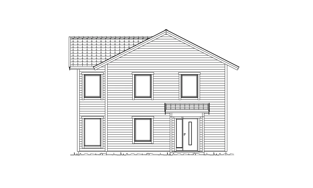 Gavelfasad (klicka för förstoring)