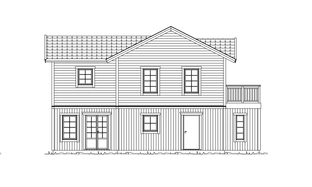 Gavelfasad (klicka för förstoring)