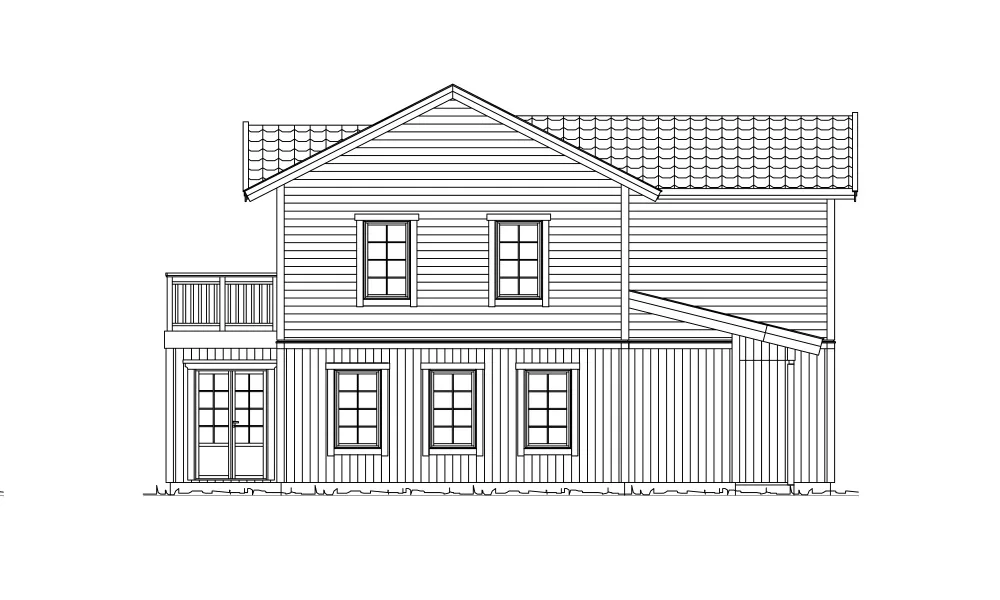 Gavelfasad (klicka för förstoring)