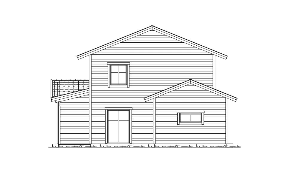 Gavelfasad (klicka för förstoring)