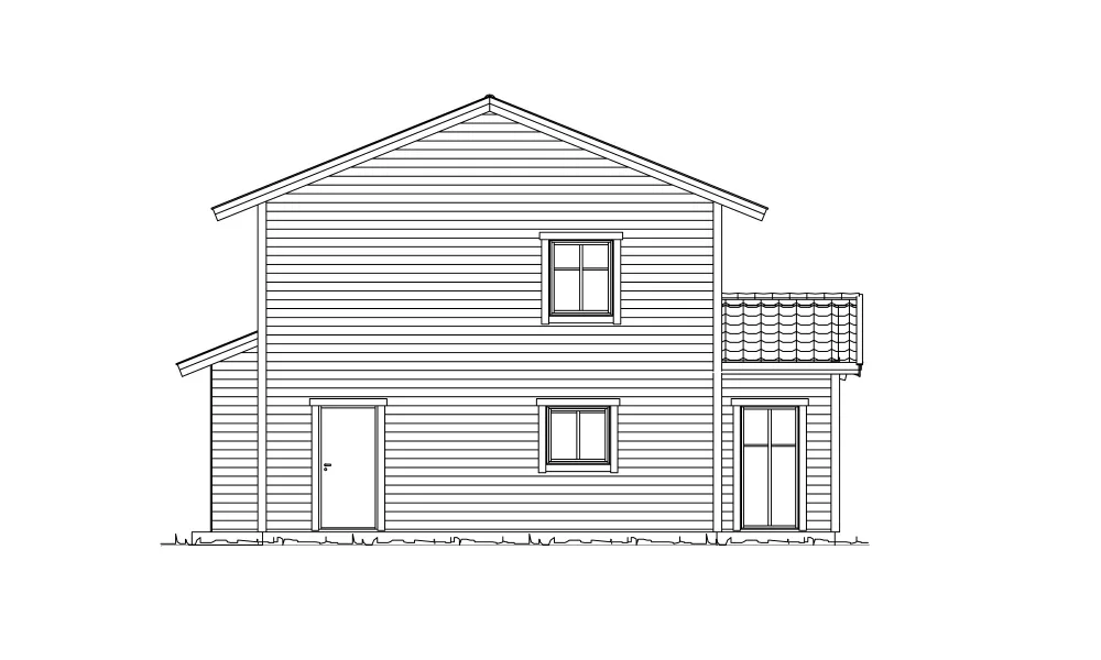 Gavelfasad (klicka för förstoring)