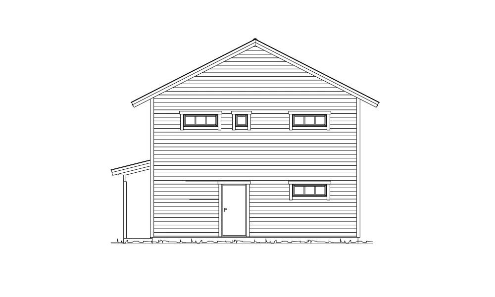 Gavelfasad (klicka för förstoring)