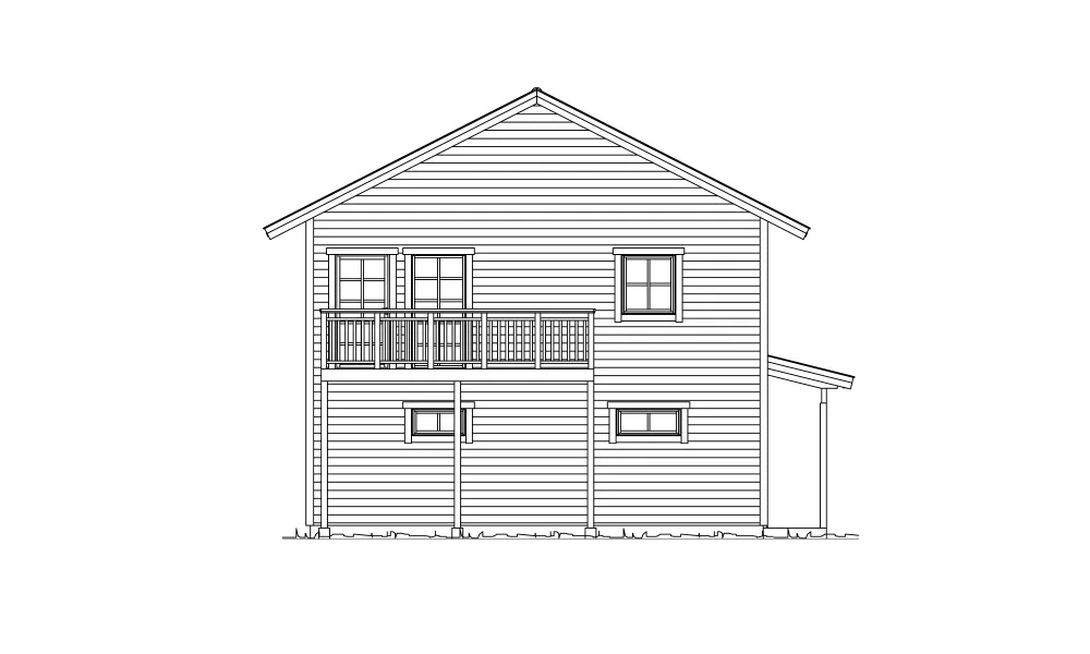 Gavelfasad (klicka för förstoring)