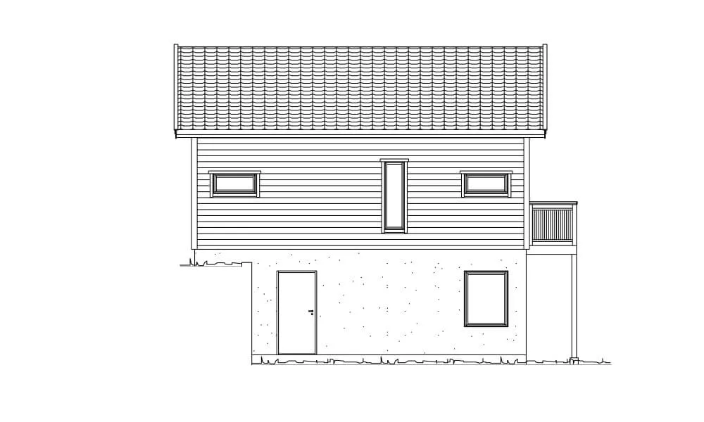 Gavelfasad (klicka för förstoring)