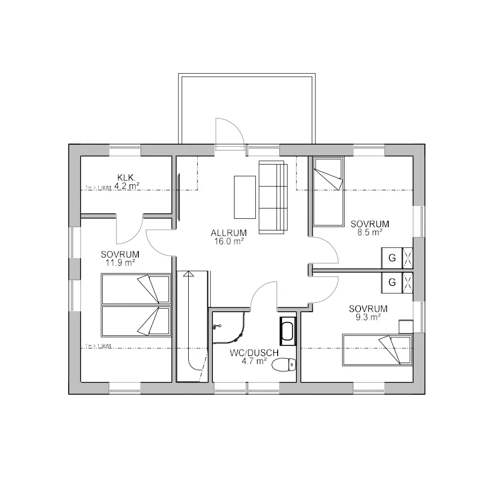 Övervåning (klicka för förstoring)