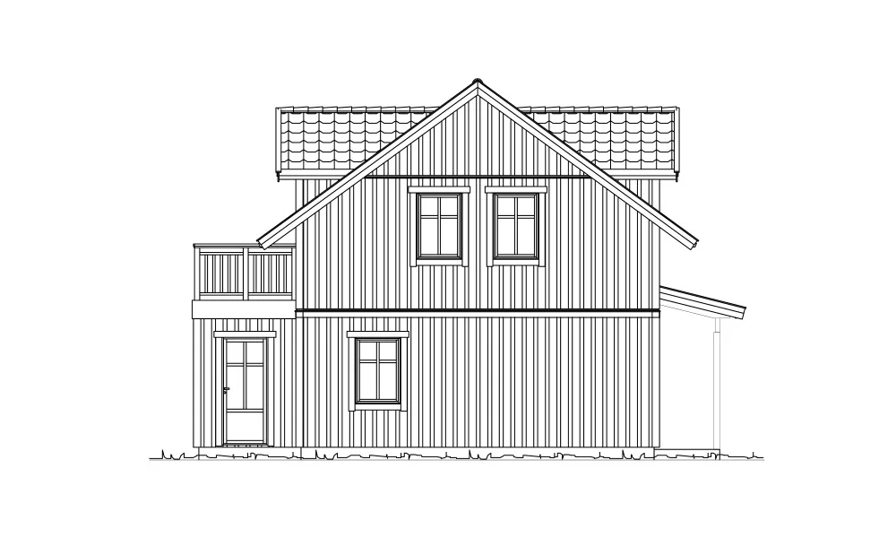 Gavelfasad (klicka för förstoring)