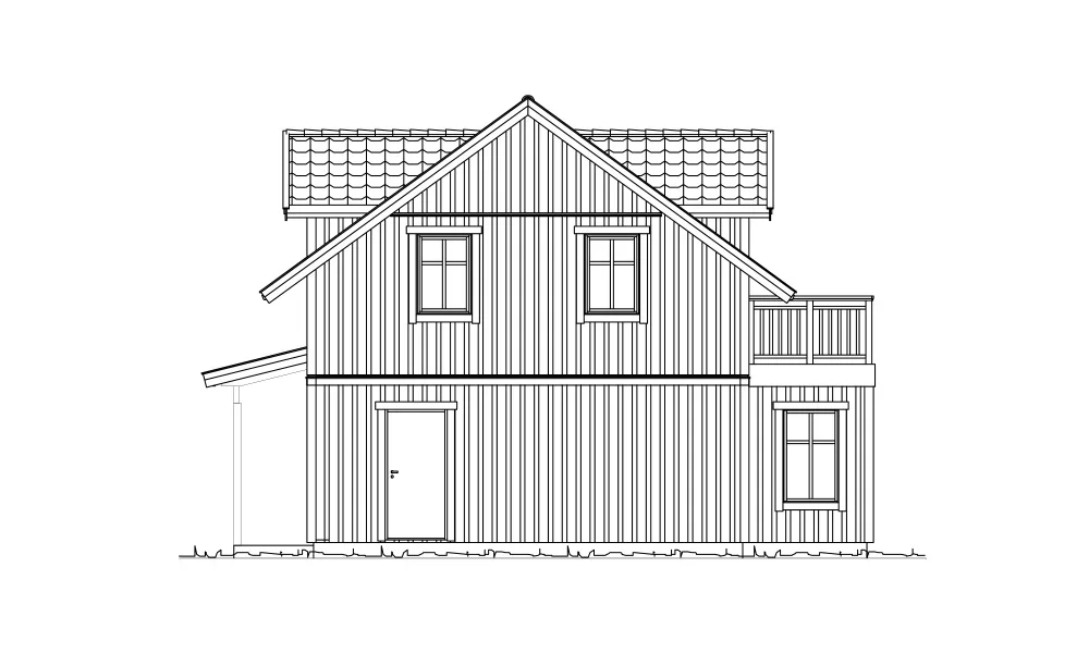 Gavelfasad (klicka för förstoring)