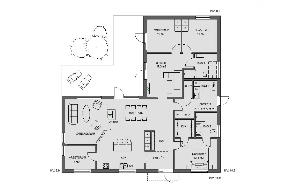 Hus 104 planritning 1