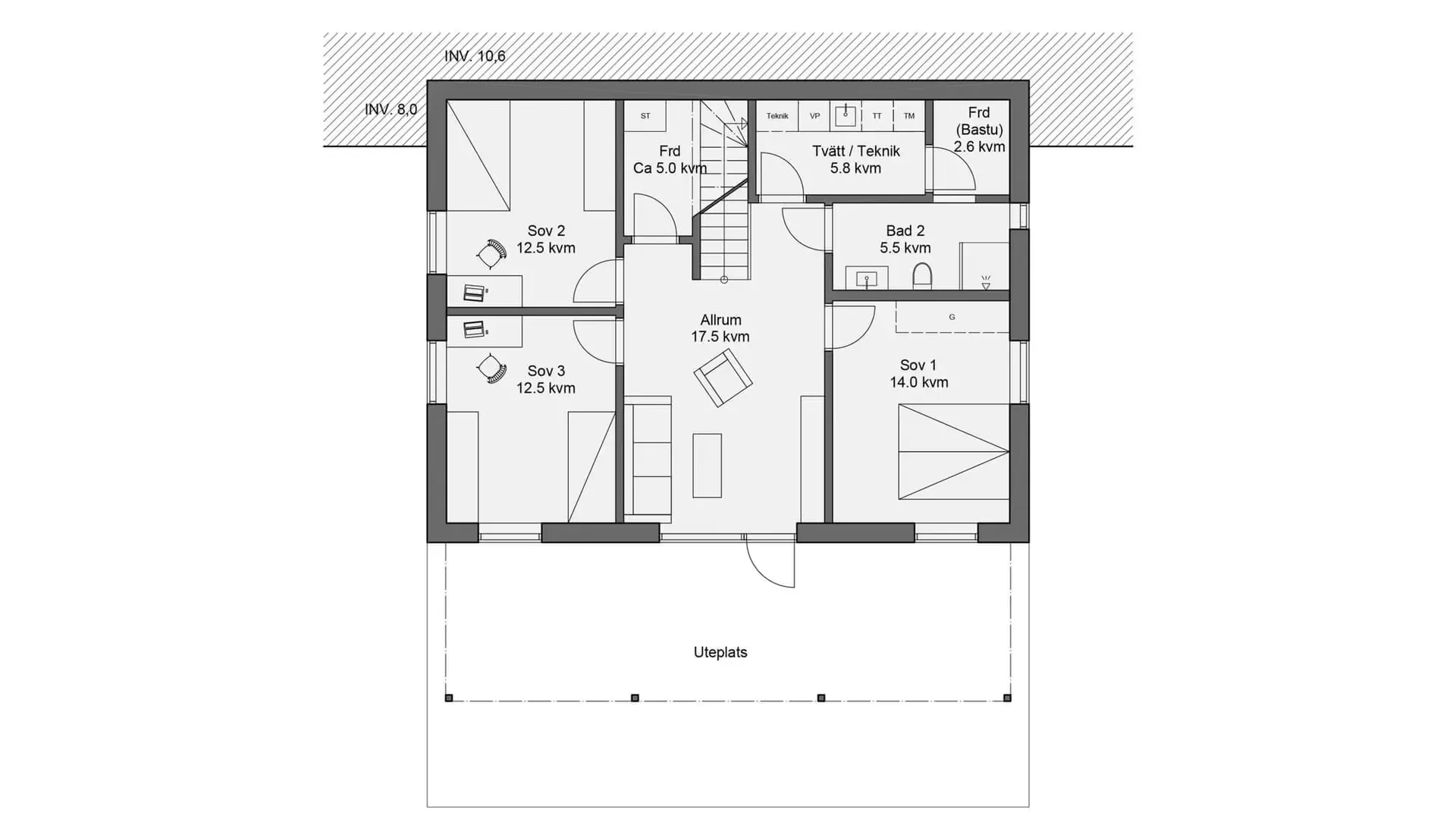 Hus 400 planritning 1
