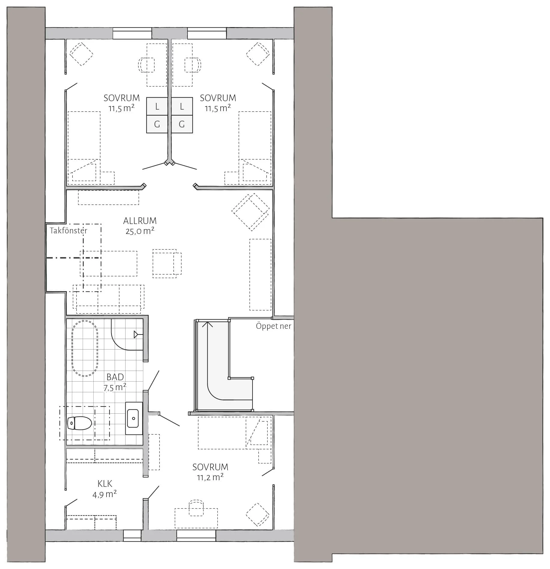 Ängsbacken planritning 1