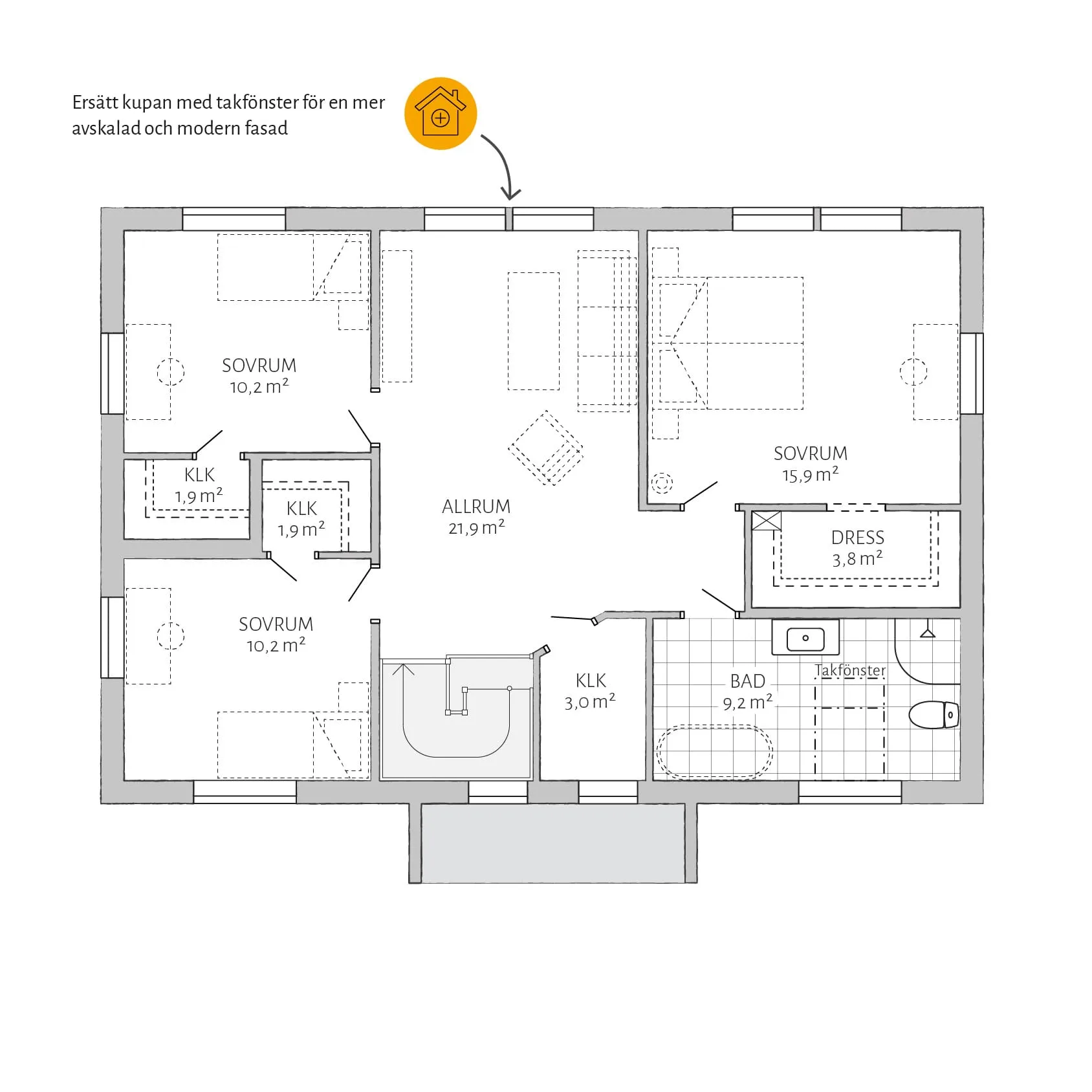 Berghem planritning - Industriell
