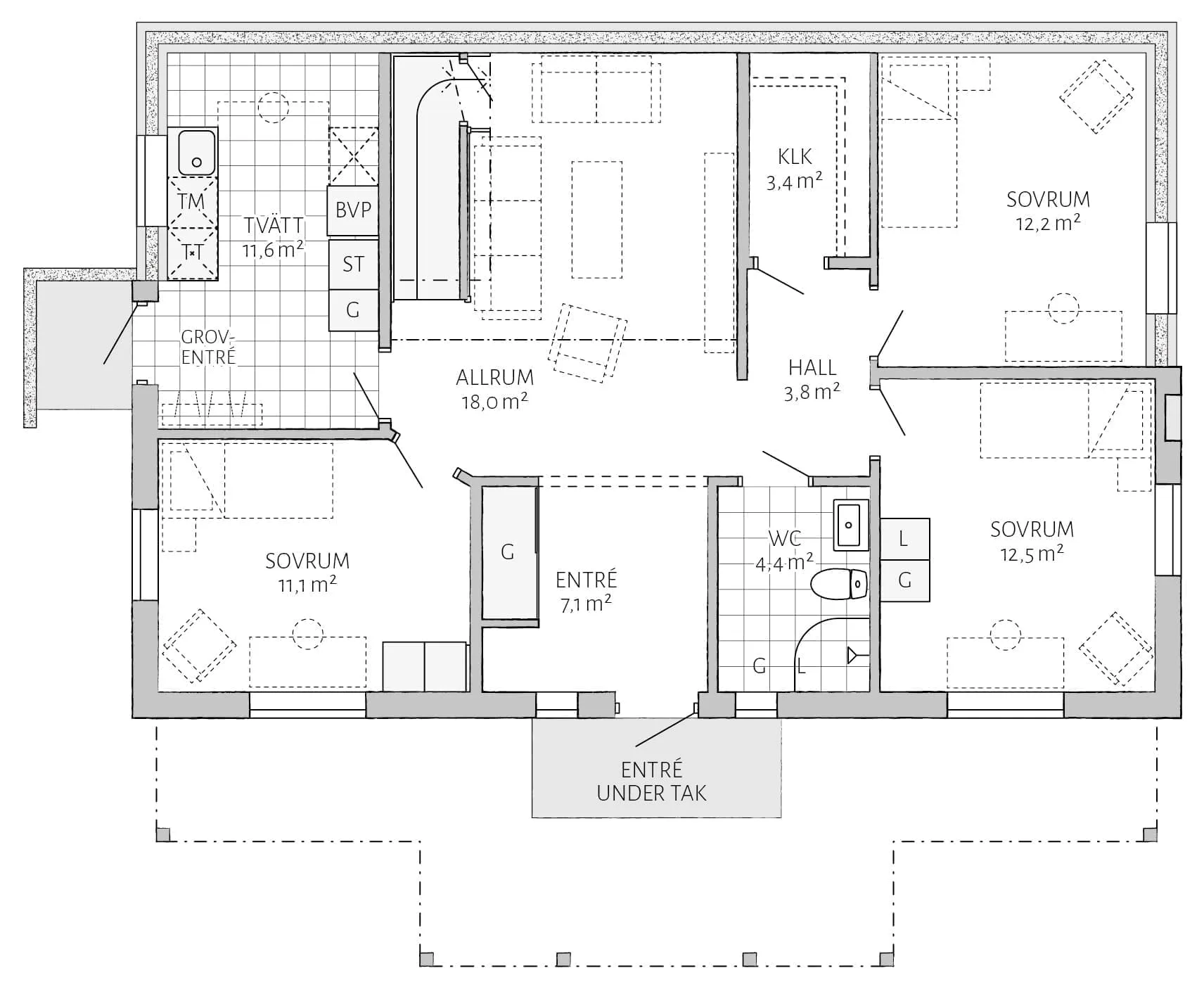 Björkalund planritning 2