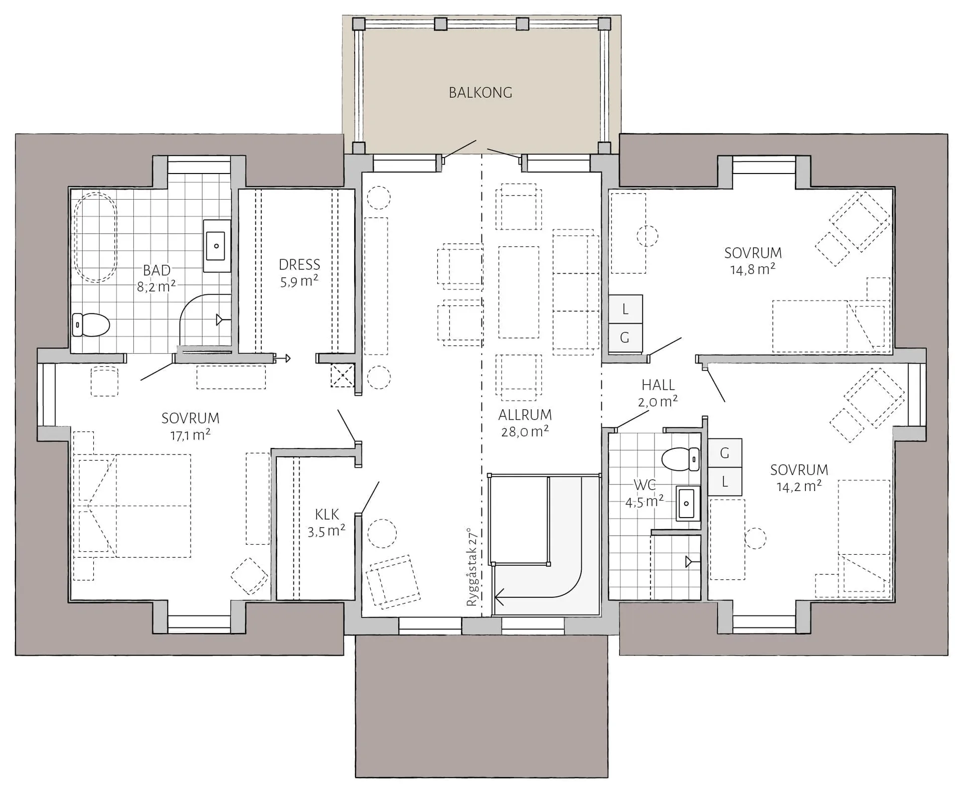 Björkenäs planritning 2