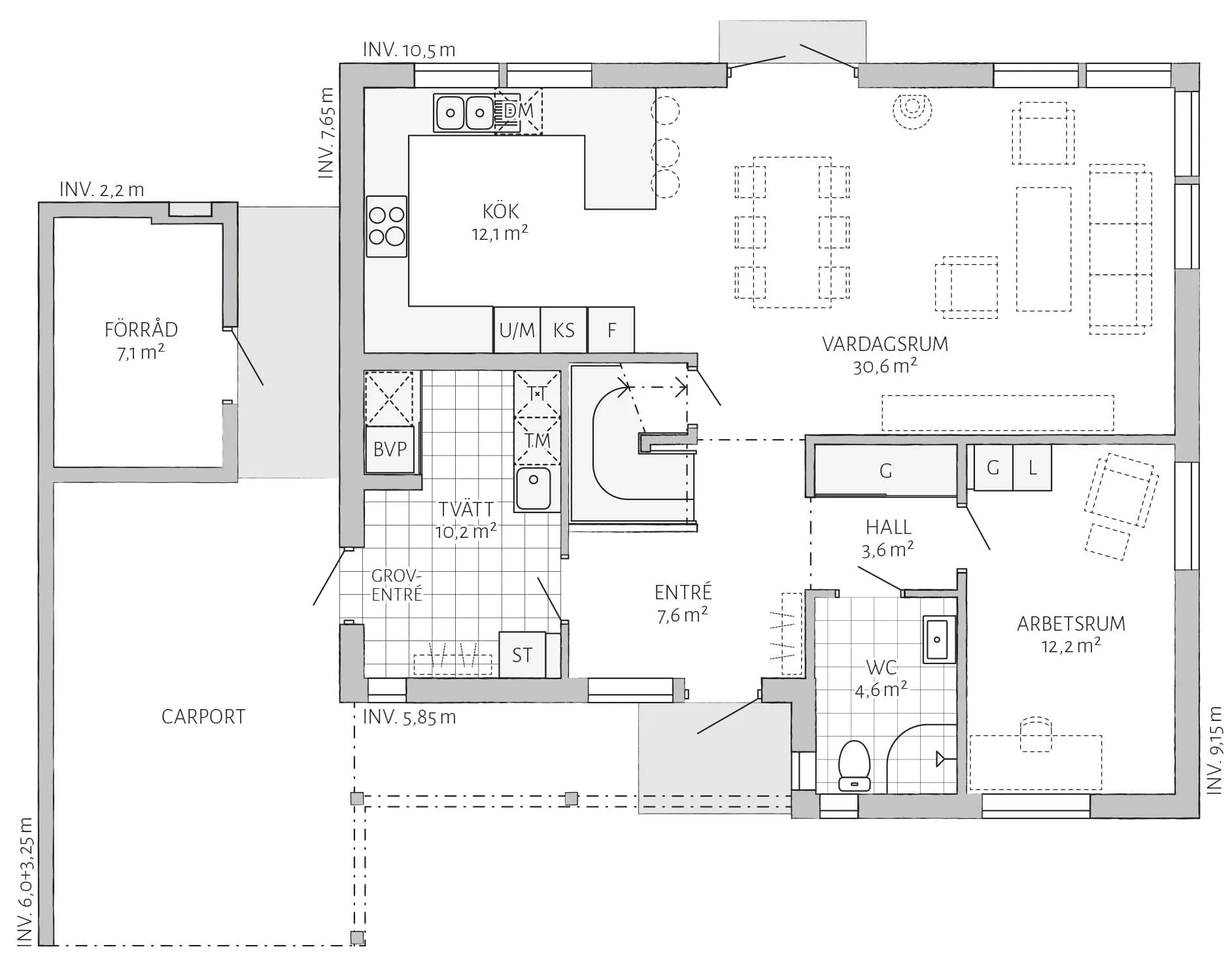 Bymarken planritning 1