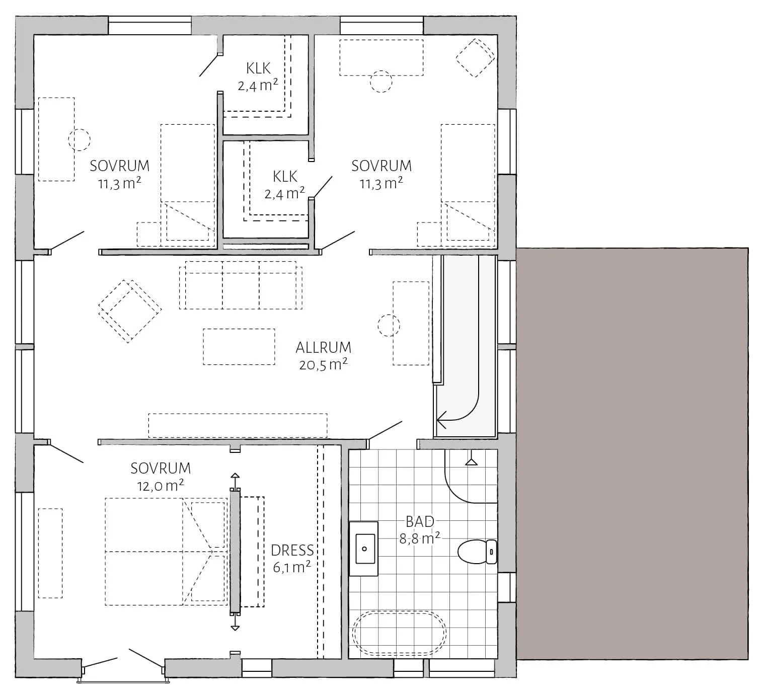 Hagavik planritning 1