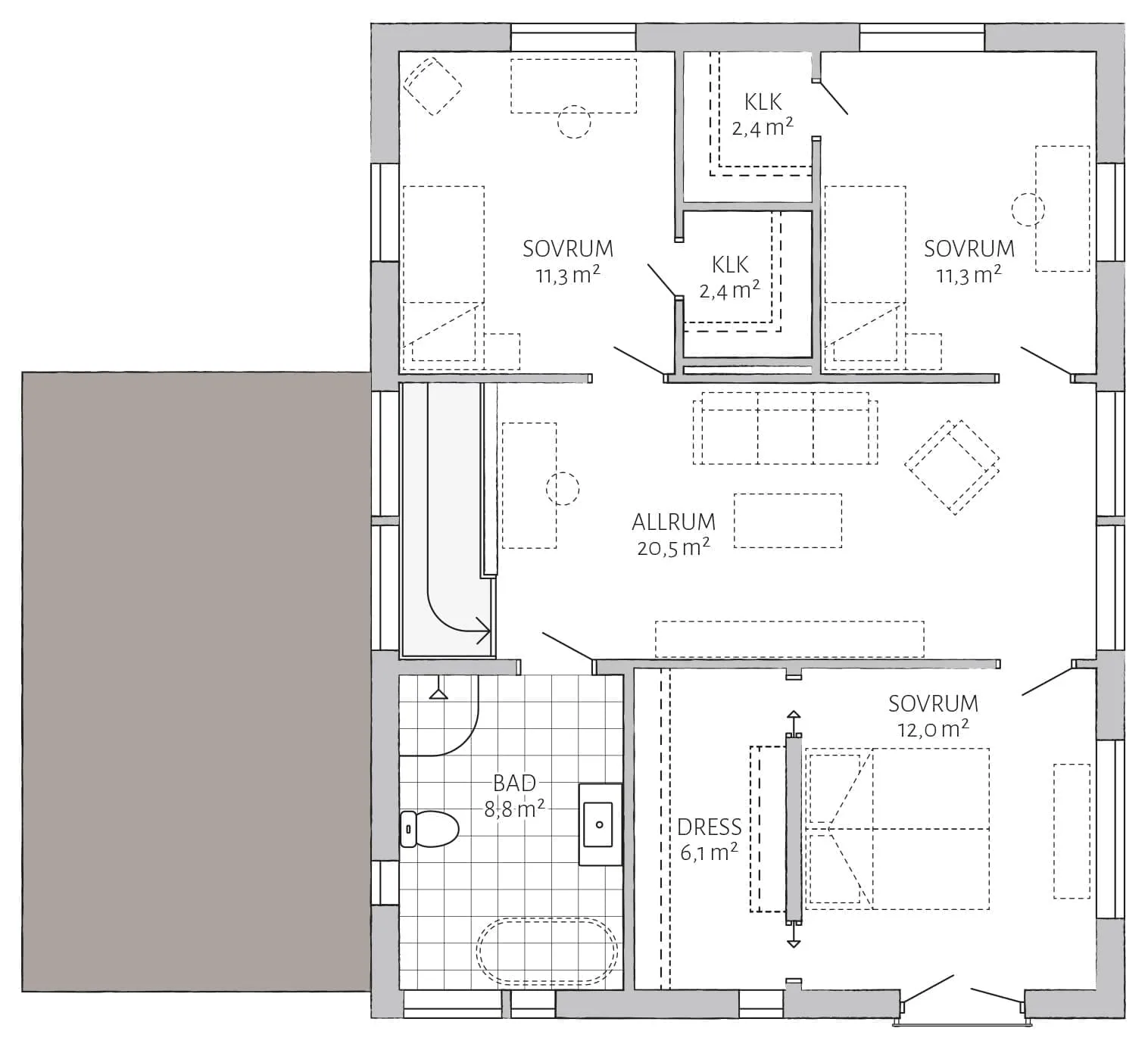 Hagavik planritning 2