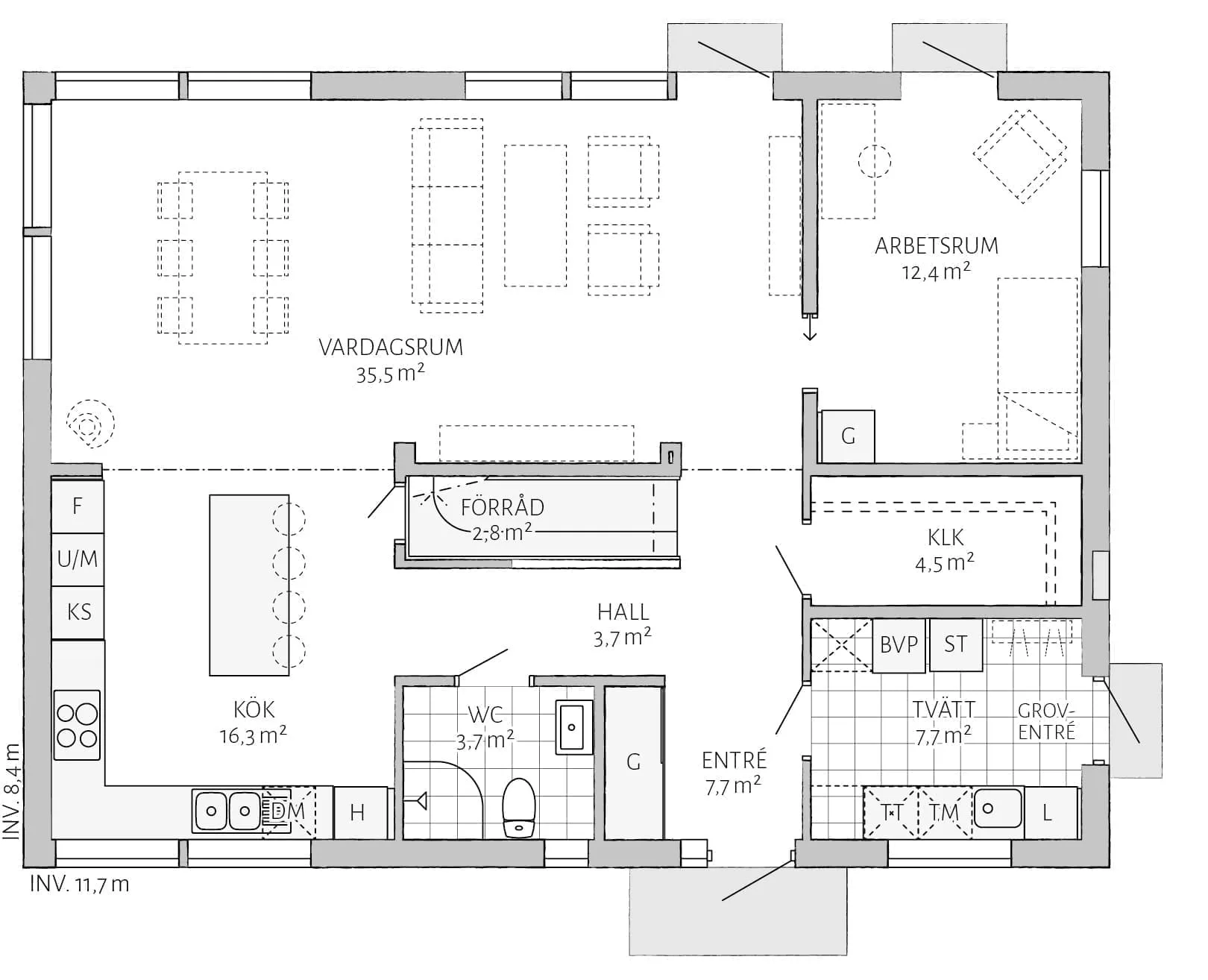 Holmängen planritning 2