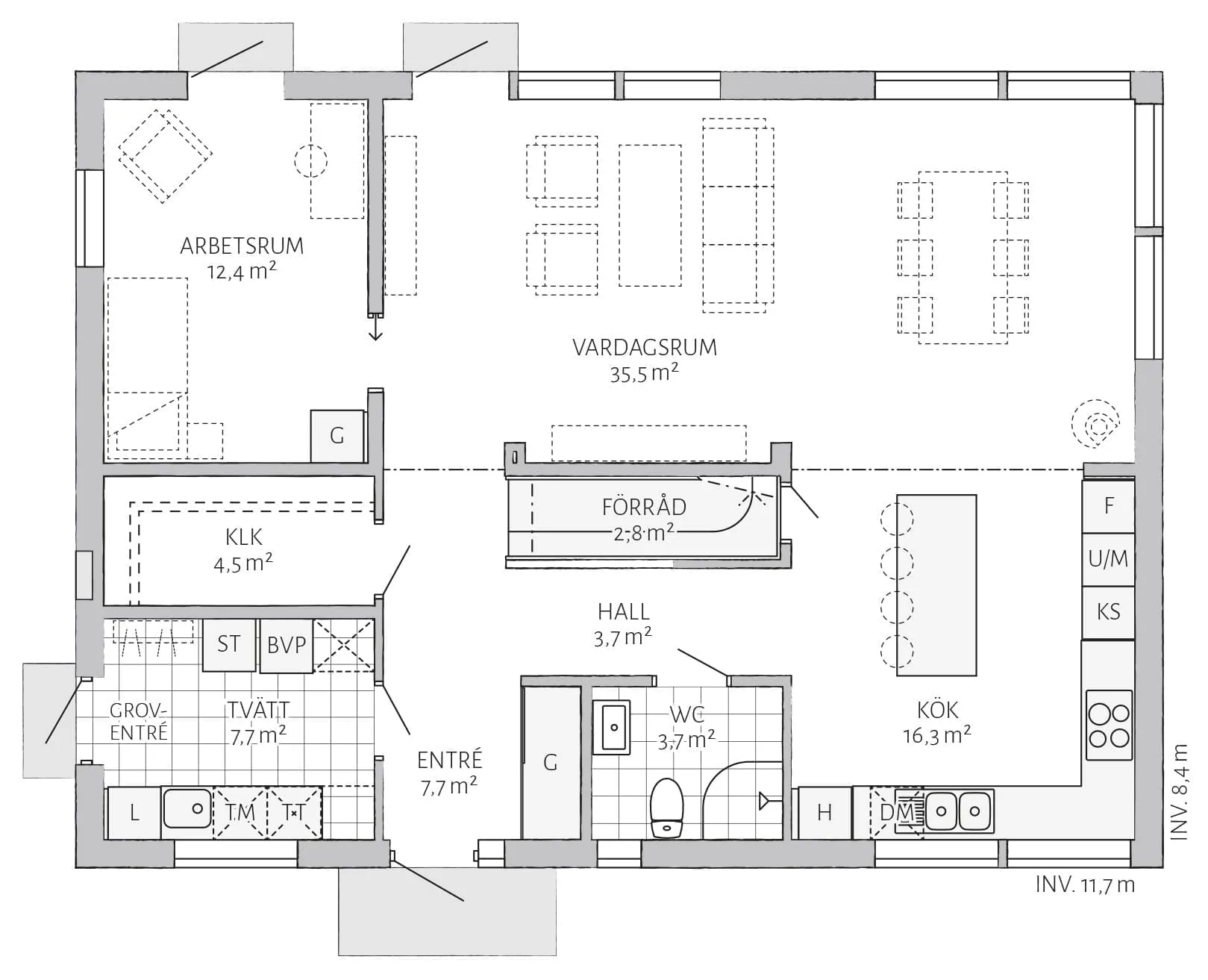 Holmängen planritning 3