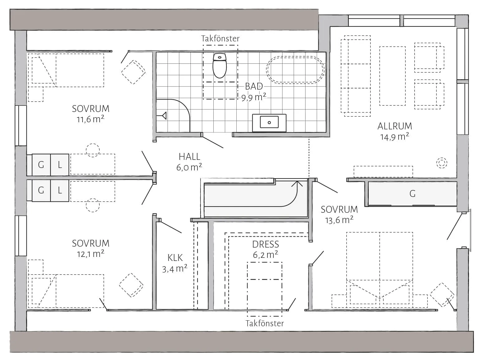 Holmängen planritning 1