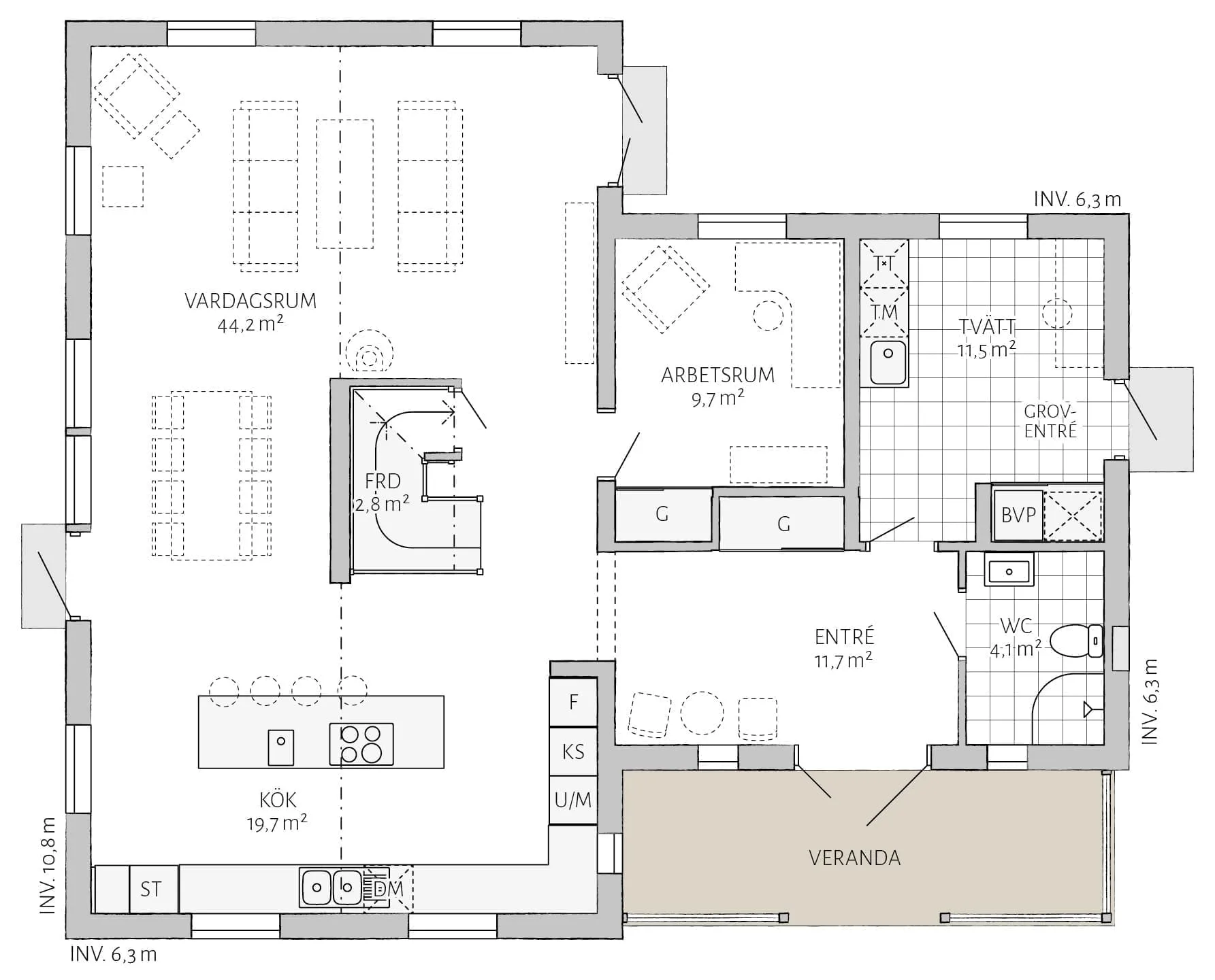 Kaptensgården planritning 3