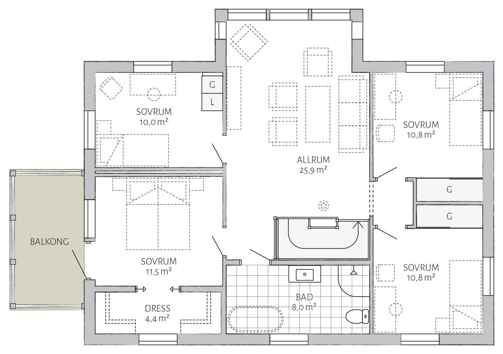 Lindbacken planritning 3