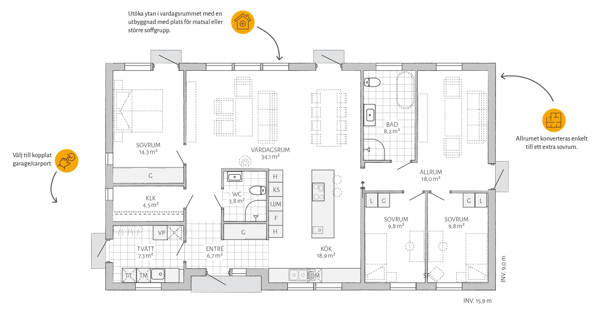 Lindhem planritning - Industriell