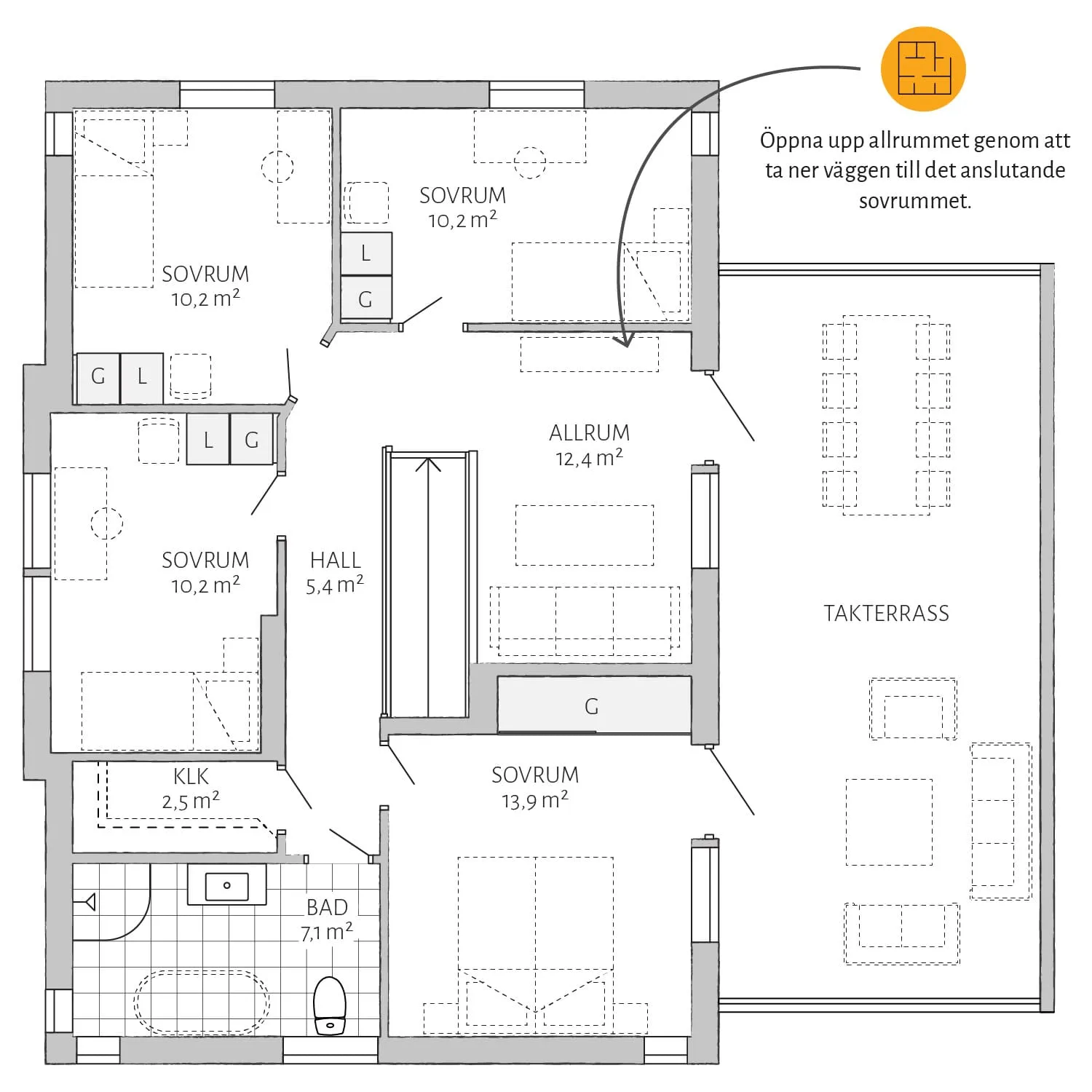 Ljunghem planritning - Industriell
