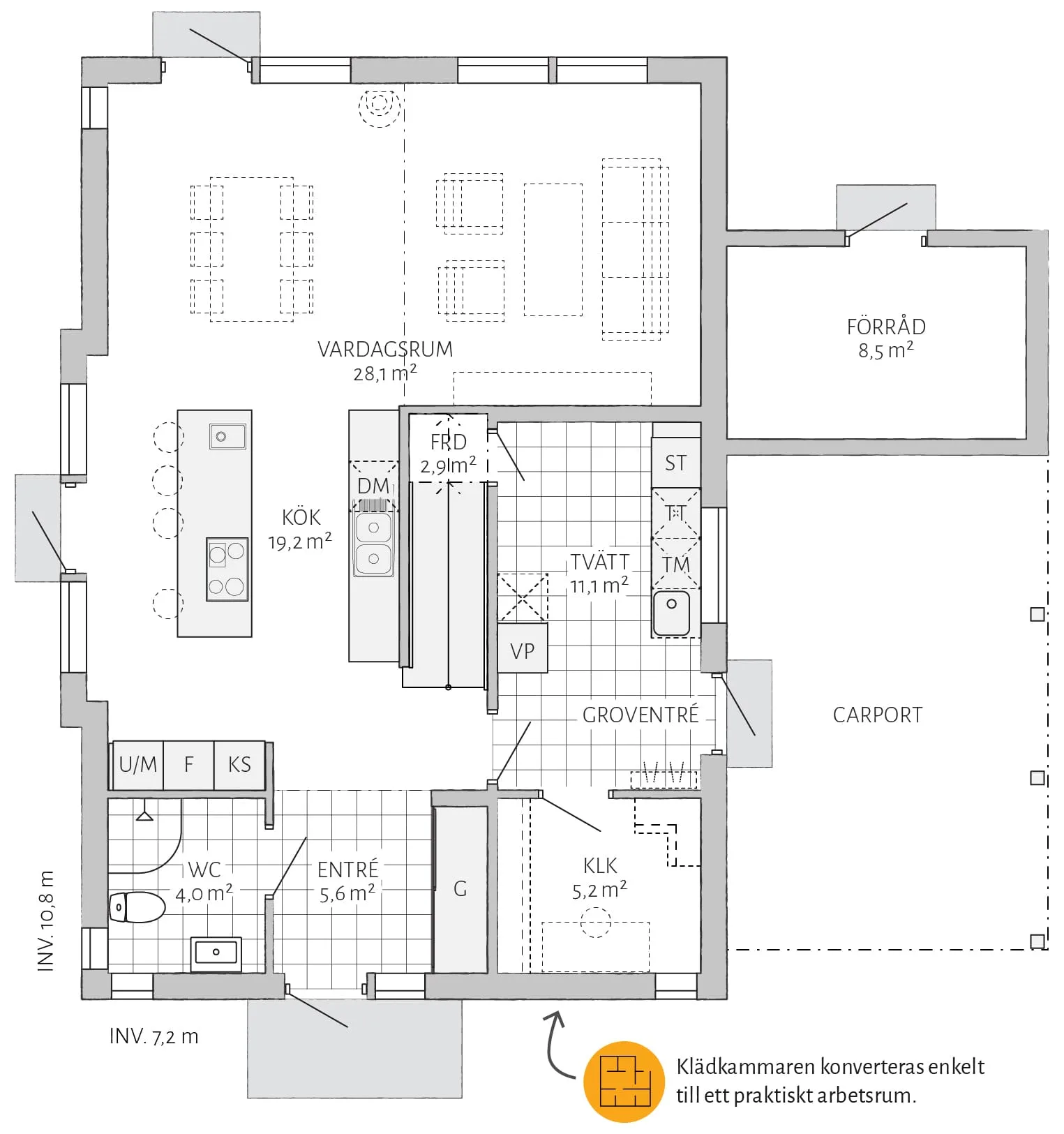 Ljunghem planritning - Industriell